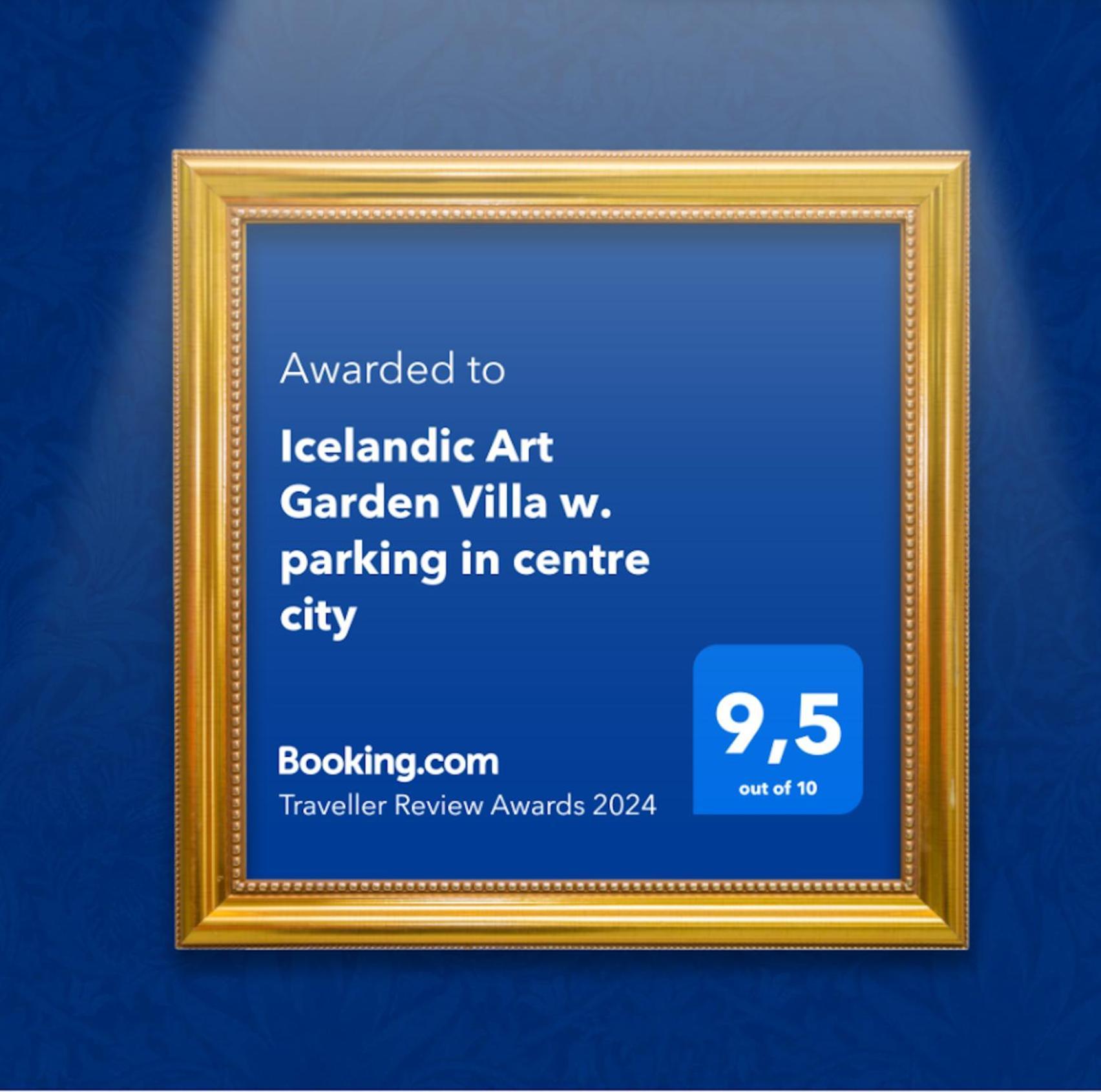 Icelandic Art Garden Villa W. Parking In Centre City Reykjavik Extérieur photo
