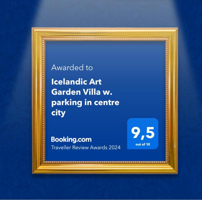 Icelandic Art Garden Villa W. Parking In Centre City Reykjavik Extérieur photo